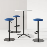 Shell-B Modern Designer Fabric Height Adjustable Barstool Chair - Gavisco Office Furniture